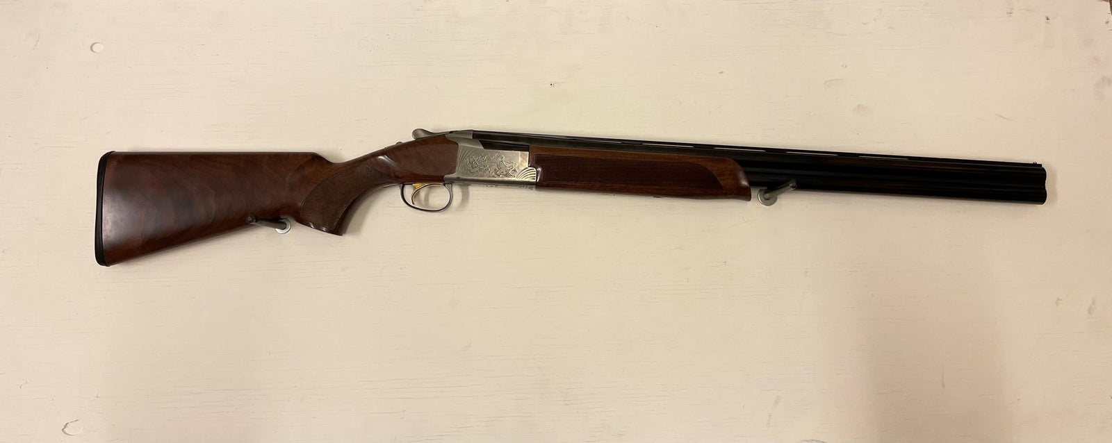 BROWNING B725 GAME SHORT STOCK KAL. 12/76, 66CM LØB OG 34,5 CM SKÆFTE (Brugt)