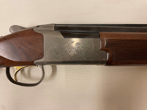 BROWNING B725 GAME SHORT STOCK KAL. 12/76, 66CM LØB OG 34,5 CM SKÆFTE (Brugt)
