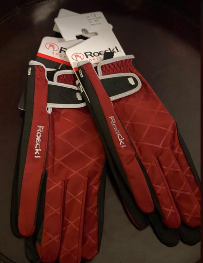 JULIA roeckl handske Sort/Rød