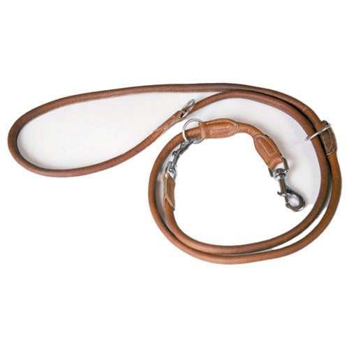 Prof Dog Rundsyet læderline