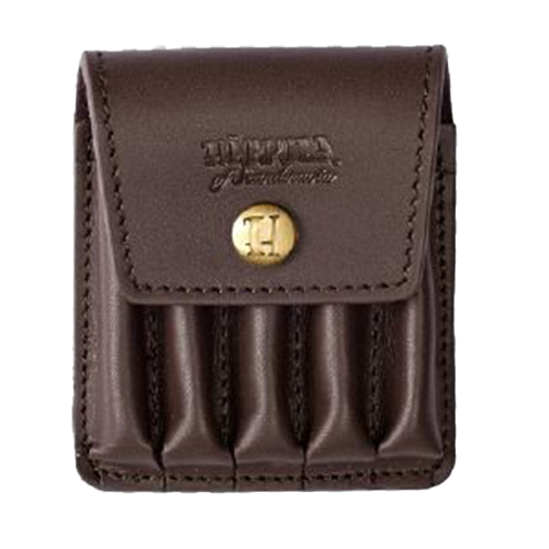 Riffelpatronpung i læder