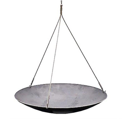 Wokpande m. wire - Ø60 cm